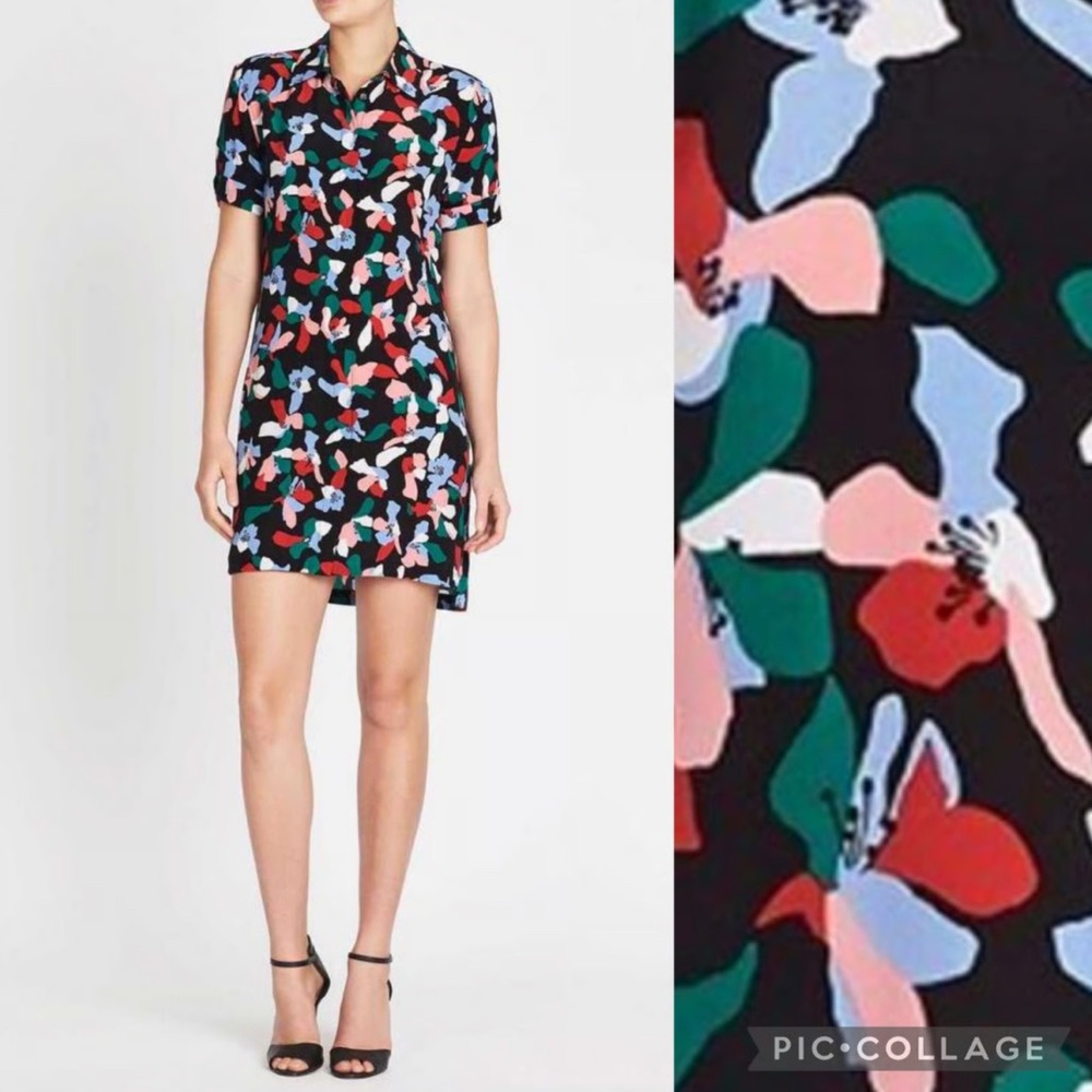 Equipment Floral Print Women's Dress